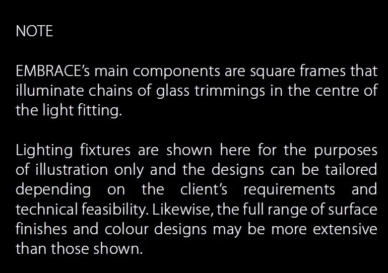 Aplica de perete moderna Vision design LUX Cristal Bohemia Exclusive EMBRACE