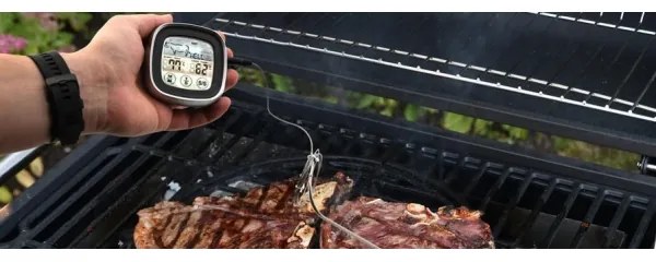 Termometru digital cu sondă pentru carne -20-300°C 2xAAA