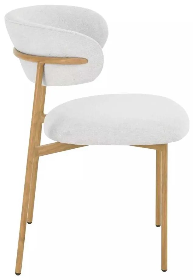 Scaun de bucătărie Sally D II, crem / stejar