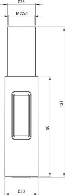 Luno Pară de duș , pentru bateriile de bucătărie, Luno ABA_N74S