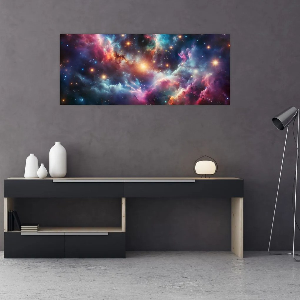 Tablou - Univers întunecat (120x50 cm)