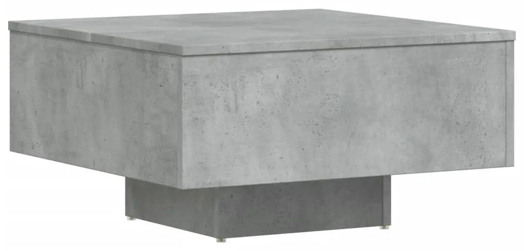 806889 vidaXL Măsuță de cafea, gri beton, 60x60x31,5 cm, PAL
