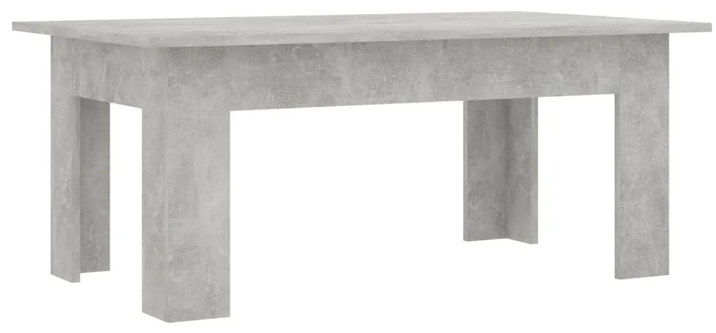 Masuta de cafea, gri beton, 100 x 60 x 42 cm, PAL 1, Gri beton