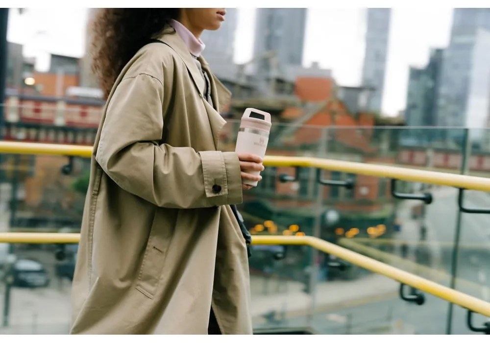 Cană termos roz-deschis din oțel inoxidabil 350 ml Café-To-Go Rose Quartz – Stanley