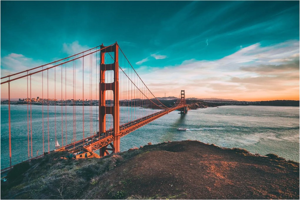 Tablou - Golden Gate, San Francisco (90x60 cm)