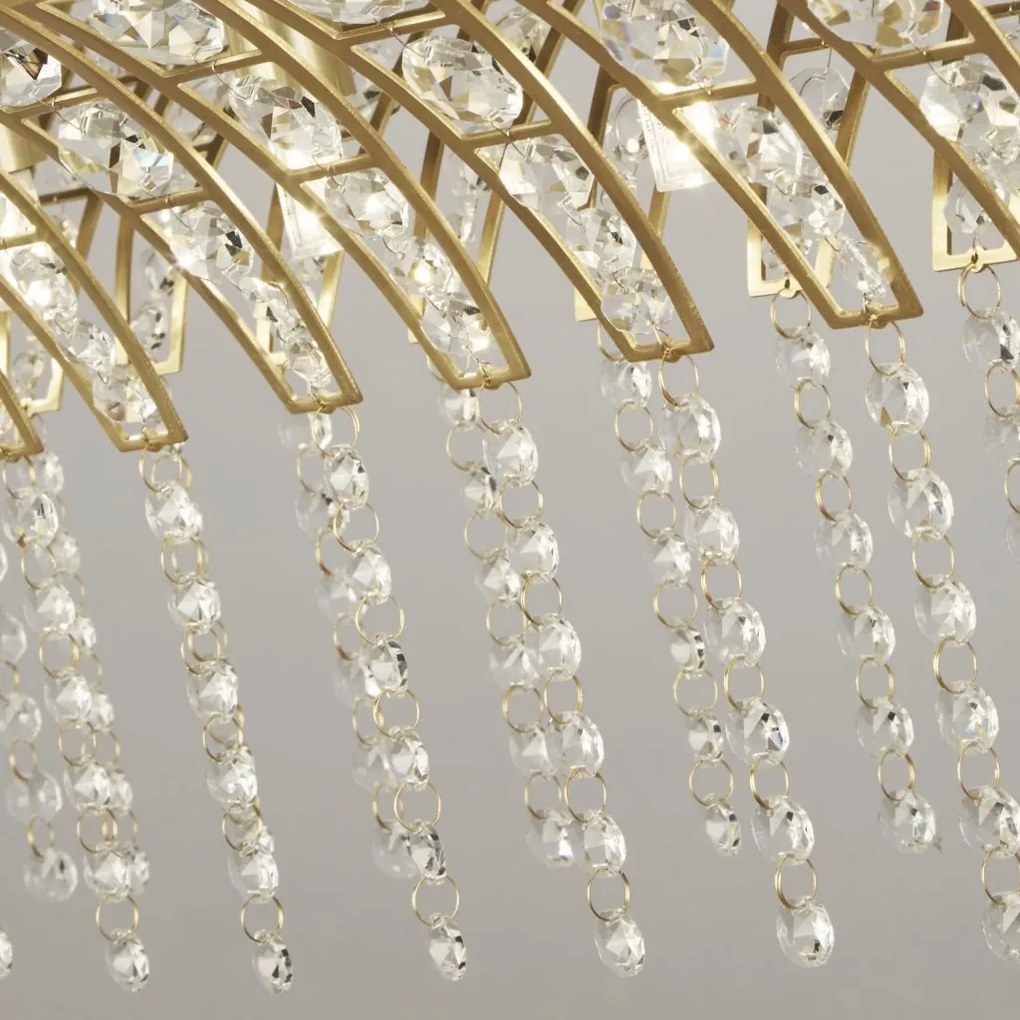 Lustra eleganta decorata cu cristale Gemma 8Lt