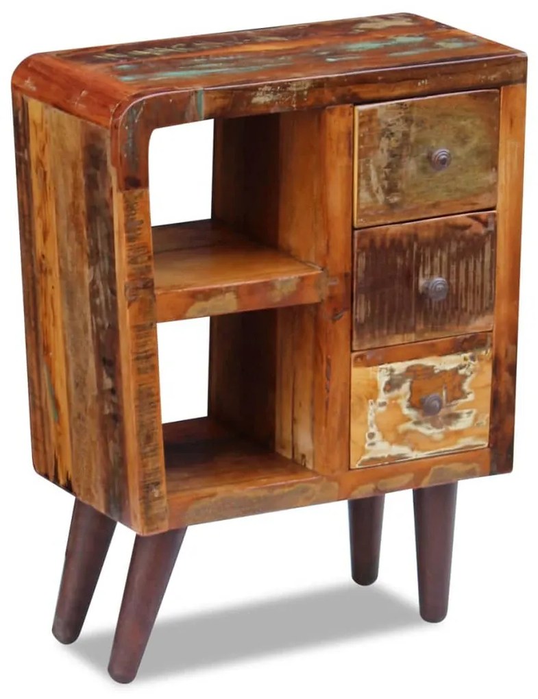 243343 vidaXL Servantă, 60x30x80 cm, lemn masiv reciclat