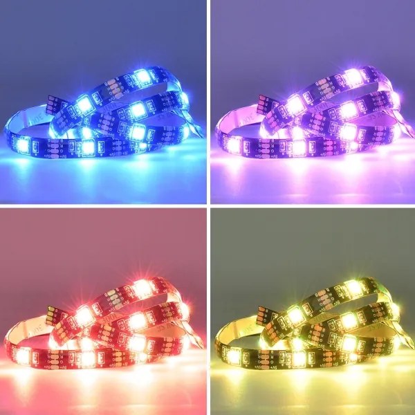 Solight WM58 - Bandă LED RGB TV 0,5m/6W/5V Wi-Fi Tuya + DO