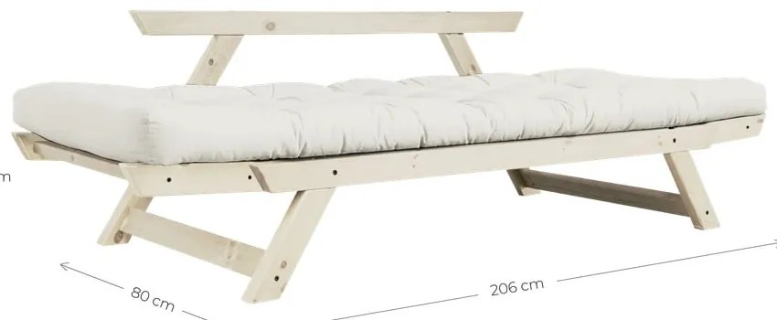 Canapea variabilă Karup Design Bebop Natural/Bordeaux