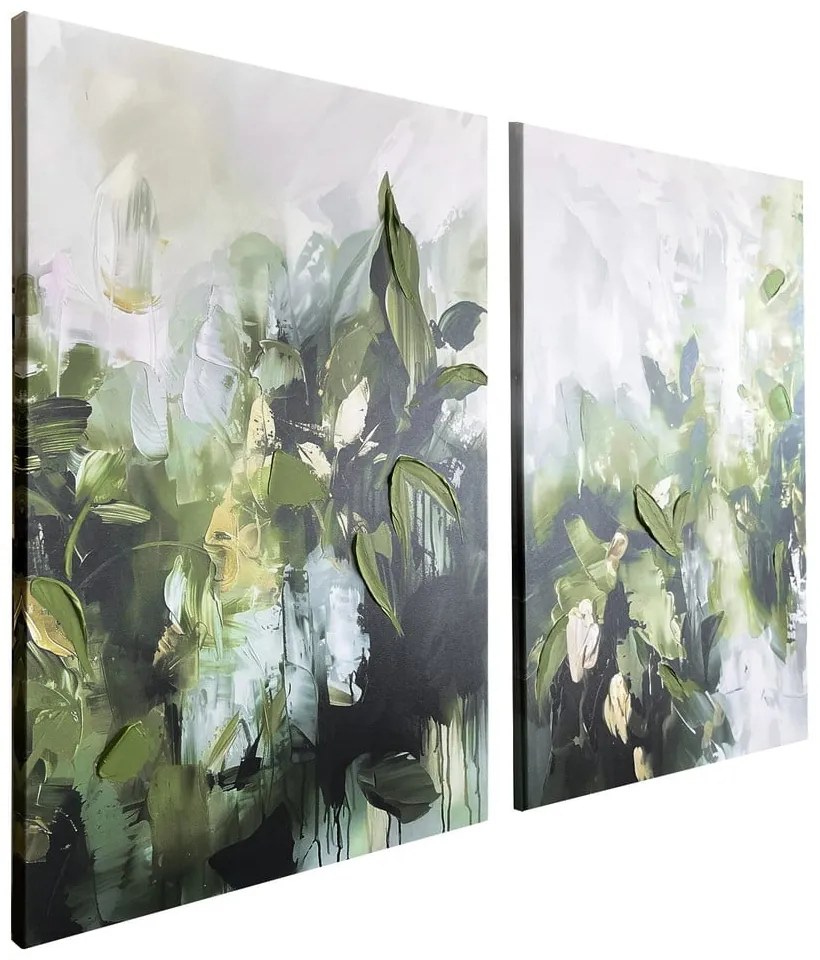 Set de tablouri cu detalii pictate manual 2 buc. 50x70 cm Myrtle – Styler
