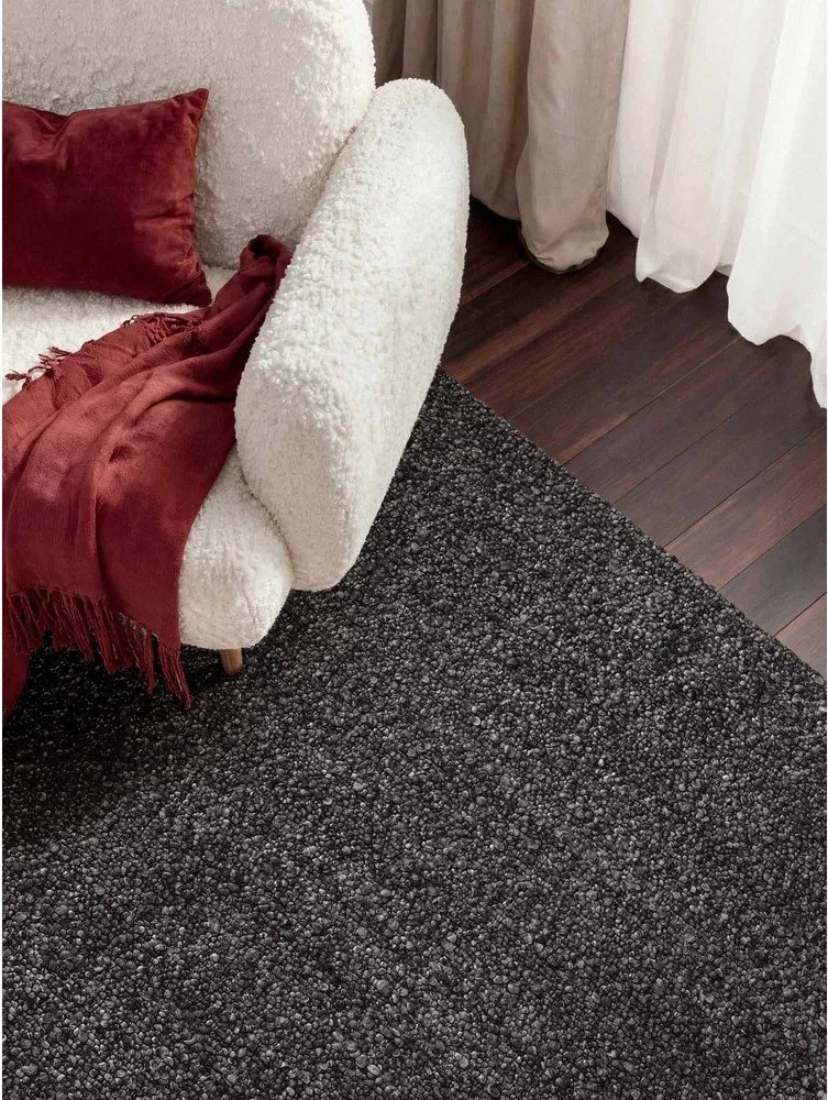 Covor gri închis țesut manual din material bouclé 160x230 cm Notting Hill Portobello – Ted Baker