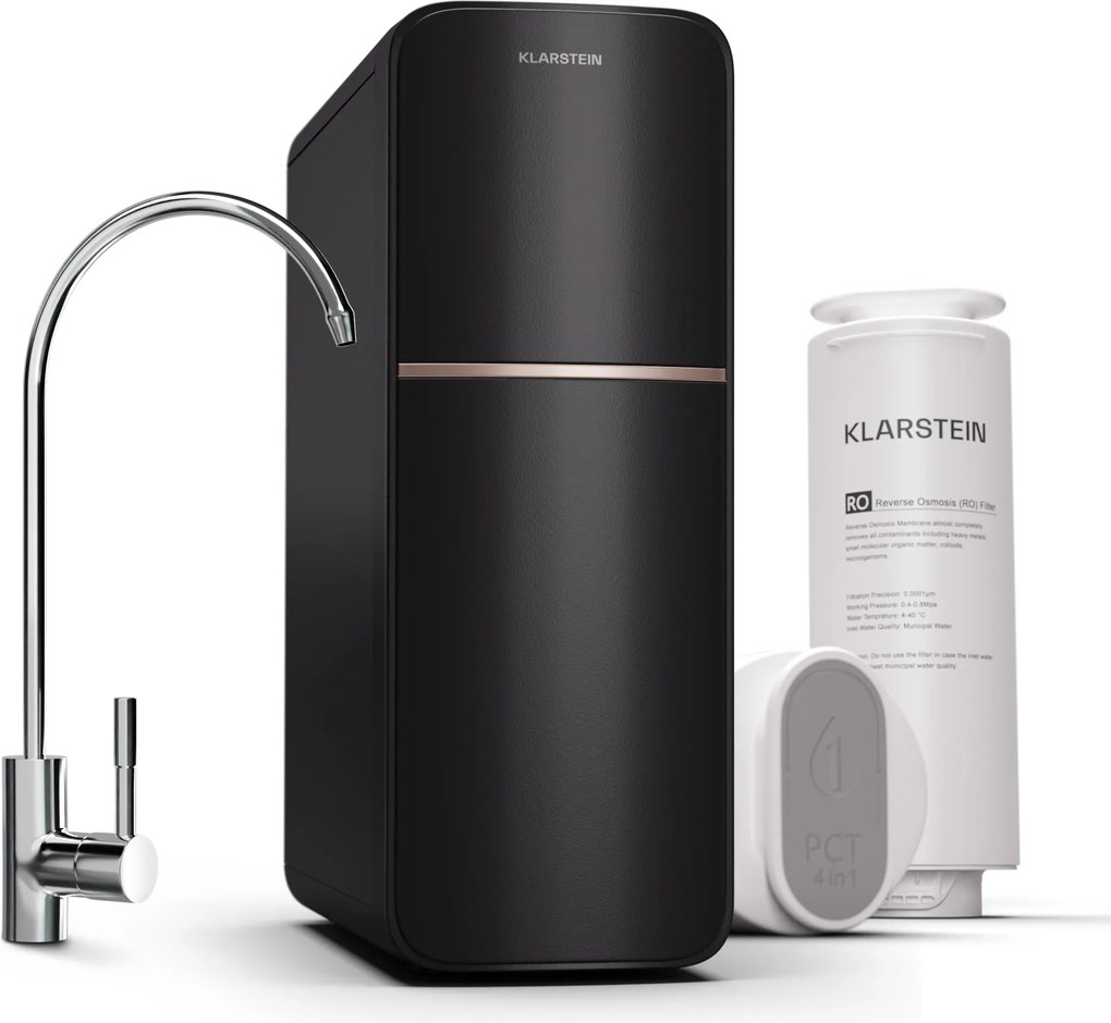 Klarstein PureLine 800, sistem de filtrare, osmoză inversă, 800 GPD / 3000 L/d