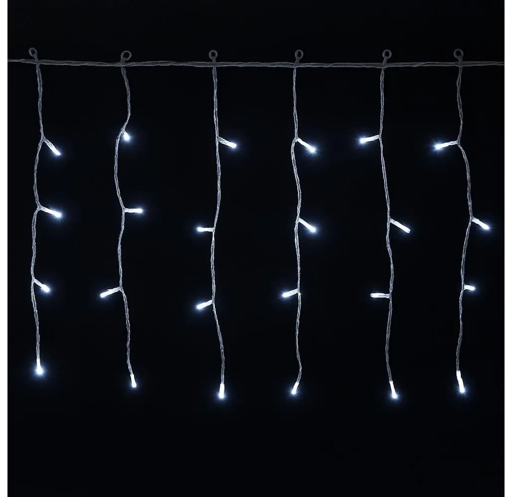 Aigostar - Ghirlandă LED de exterior pentru Crăciun 200xLED/3,6W/230V/8 funcții 10x0,4m IP44 alb rece