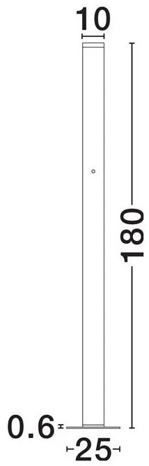 Lampadar, lampa de podea LED ORIN bordeaux 45W