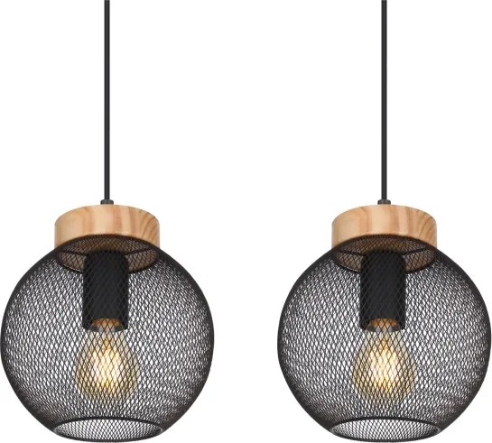 Globo 15663-4H - Lustru suspendat pe cablu PABLO 4xE27/40W/230V