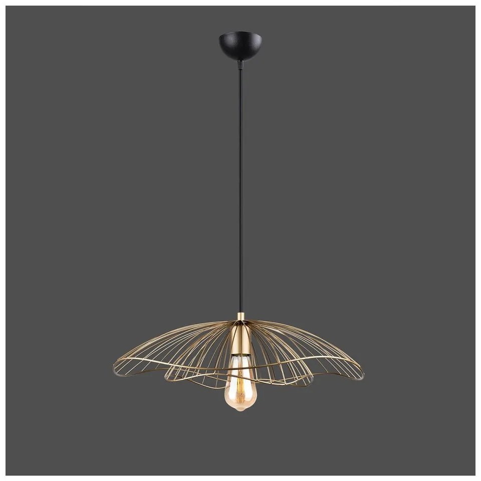 Lustră Squid Lighting Root, înălțime 111 cm, auriu