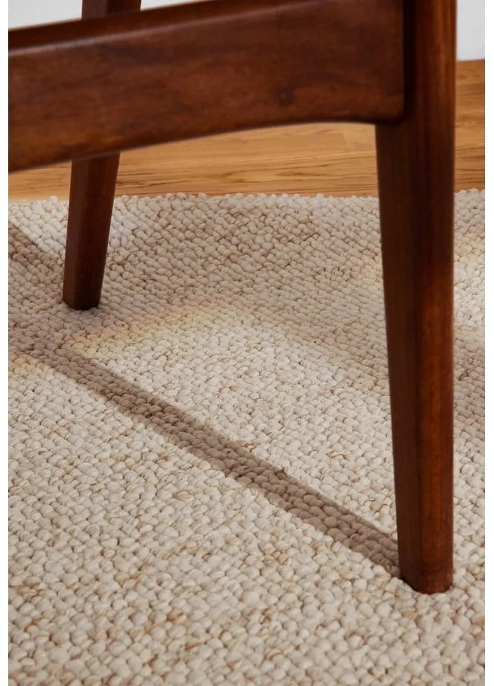 Covor crem lavabil 240x340 cm Rocco Cream – Elle Decoration