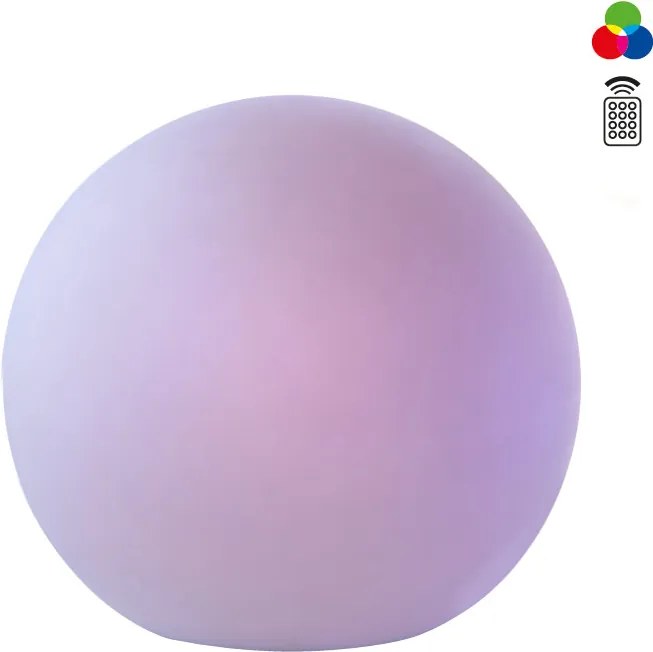 Glob iluminat exterior LED Redo BALOO multicolor ø380 mm
