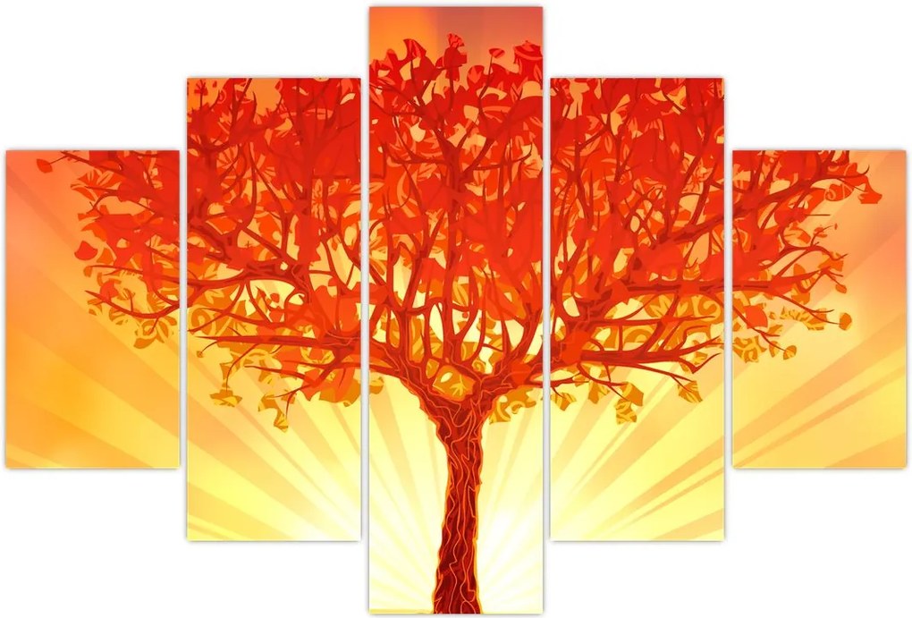 Tablou - Copac în lumina soarelui (150x105 cm)