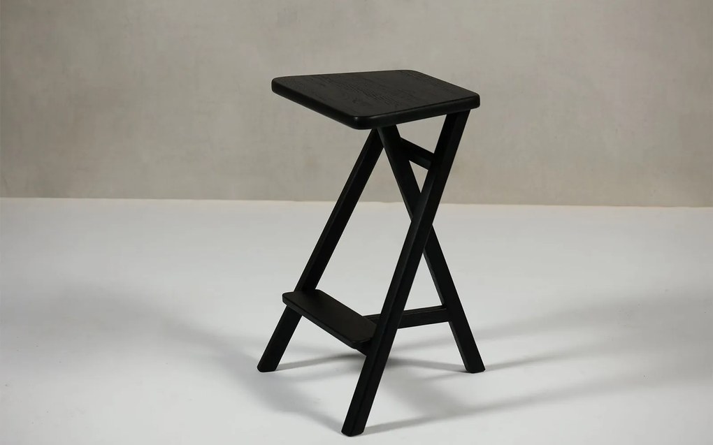 Scaun lemn masiv Venom, 55 × 35 × 72 cm