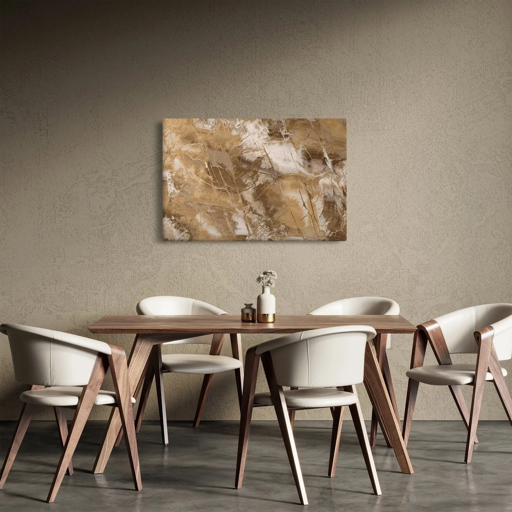 Tablou - Abstract maro (90x60 cm)