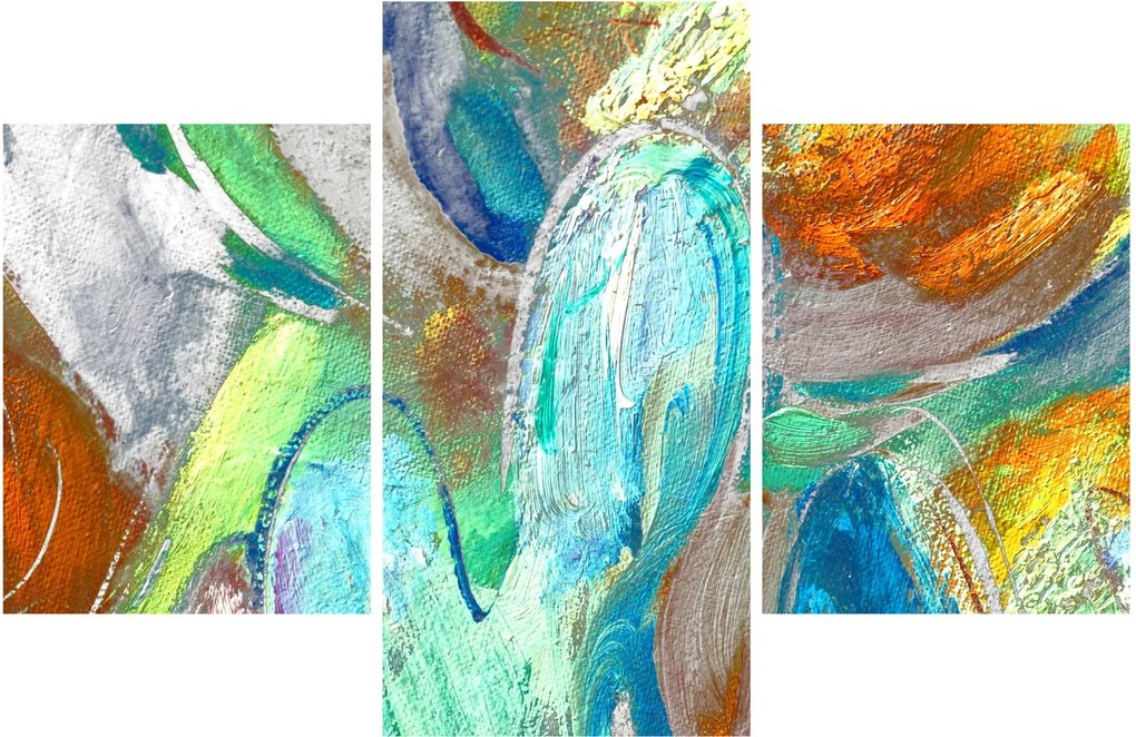 Tablou - Abstract colorat (90x60 cm)