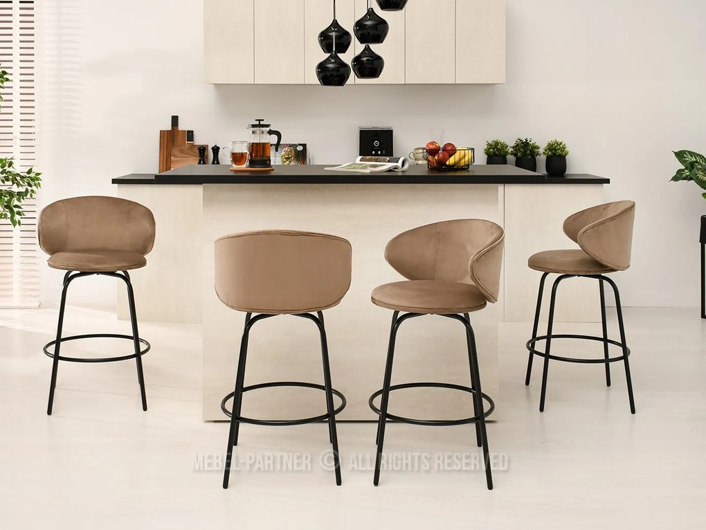 Scaun Jared (bej + auriu). Promo -17%. 1110703