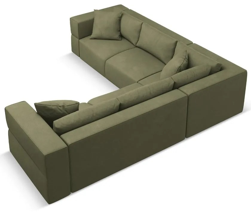 Colțar verde deschis (cu colț variabil) Esther – Milo Casa