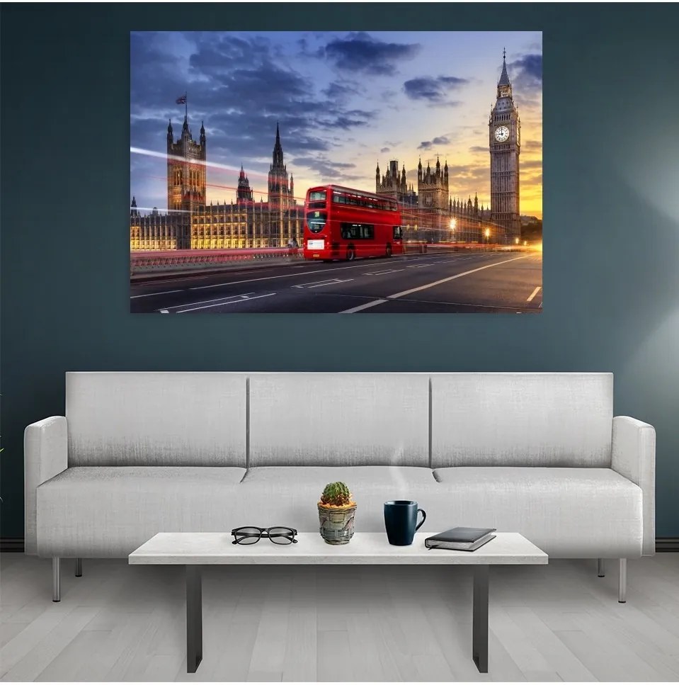 Tablou canvas London Bus 120x80 cm