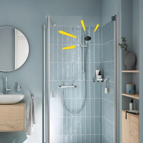 GROHE 27940001 - duș de mână VITALIO START 110 crom lucios