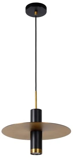 Lustră pe cablu SELIN 1xGU10/35W/230V neagră Lucide 03322/01/30