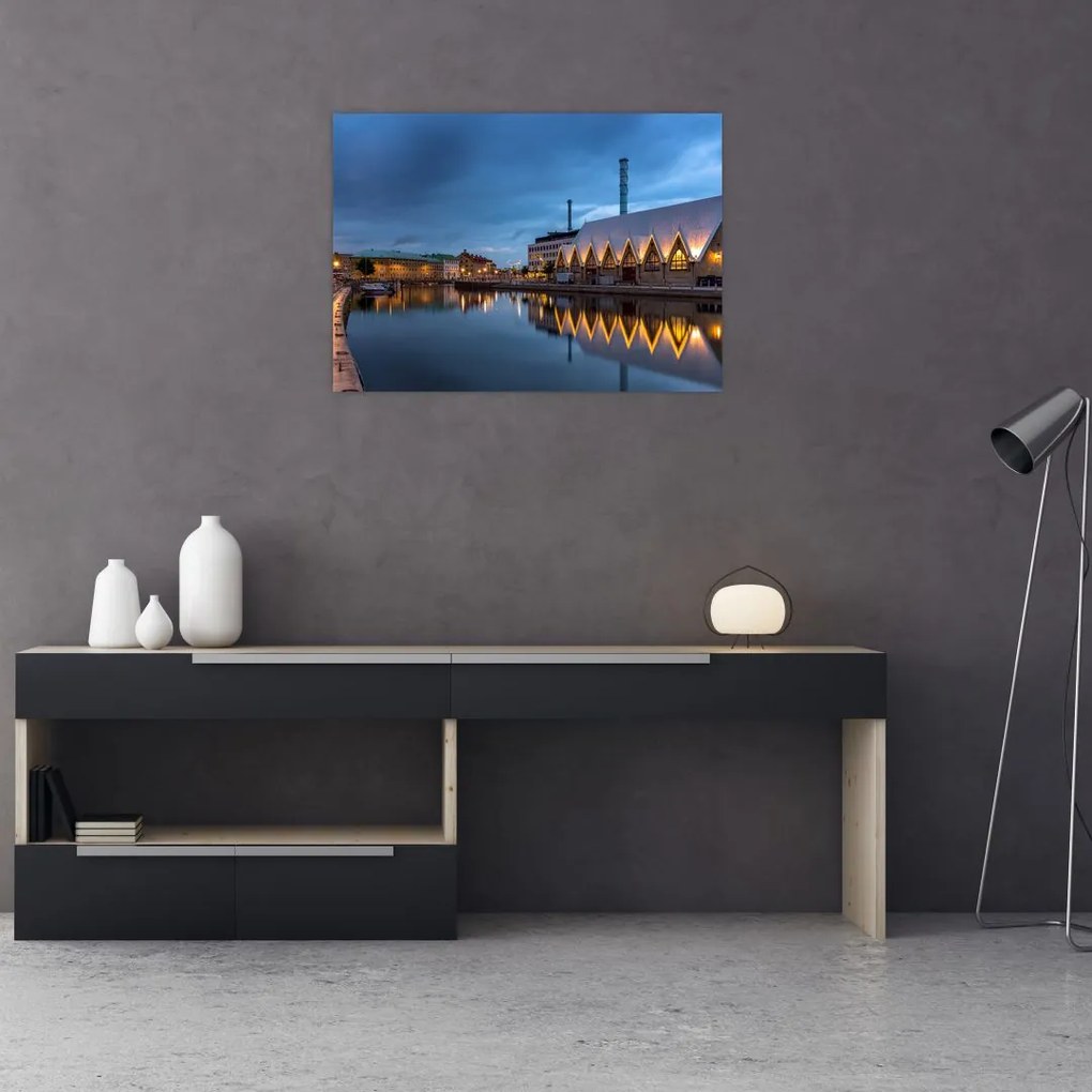 Tablou cu canalul - Göteborg (70x50 cm)