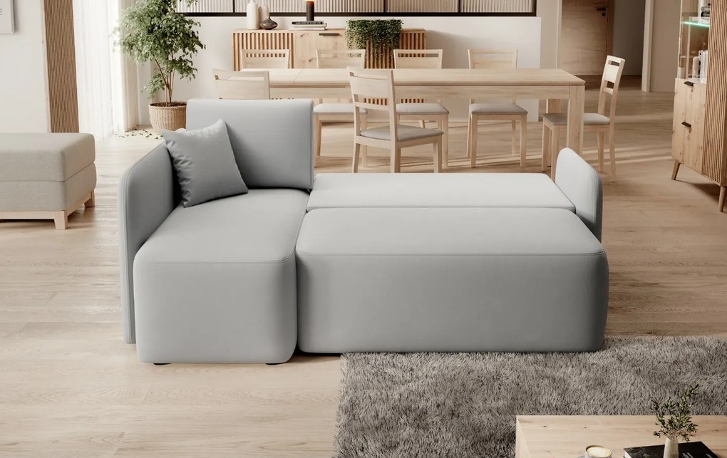 Coltar extensibil HADSON gri deschis Varianta de colt: Colt Dreapta