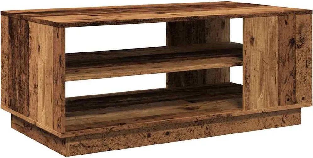 vidaXL Măsuță de cafea, lemn vechi, 102x55x43 cm, lemn prelucrat