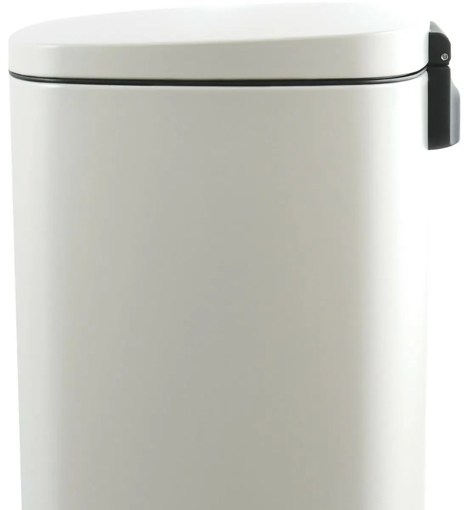 Coș de gunoi cu pedală soft-close Spirella Akira50 l, alb mat, 50 l