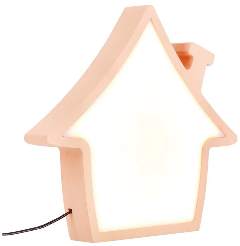 Veioză pentru copii roz House – Candellux Lighting