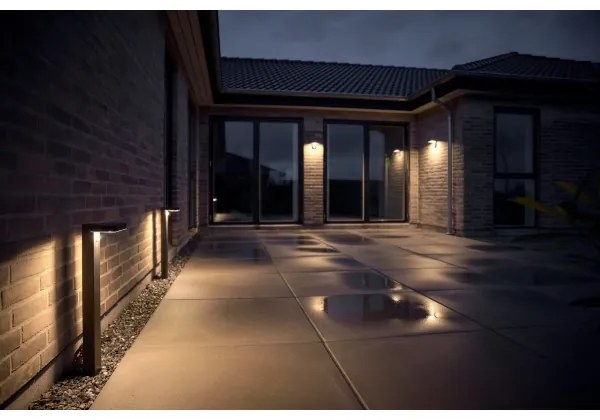 Nordlux - Lampă solară LED de perete cu senzor RICA LED/5W/3,7V IP44