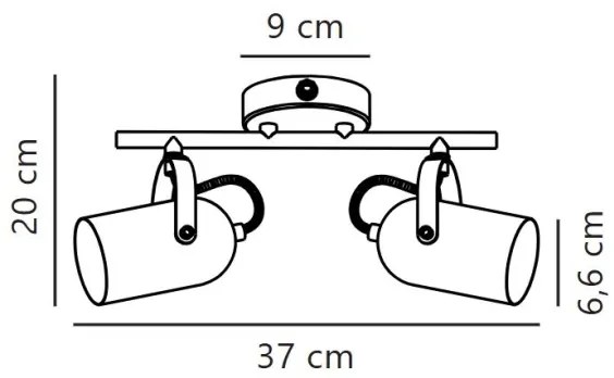 Spot Nordlux LOTUS 2xE14/40W/230V