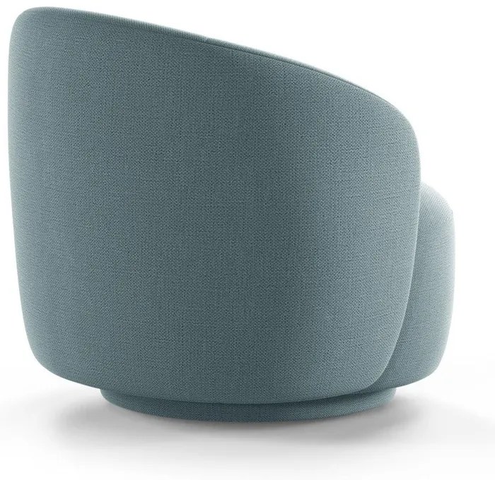 Fotoliu albastru deschis pivotant Letizia – Micadoni