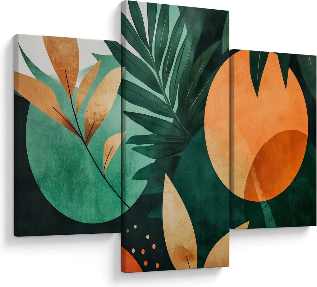 Tablou - Motive naturale geometrice (90x60 cm)