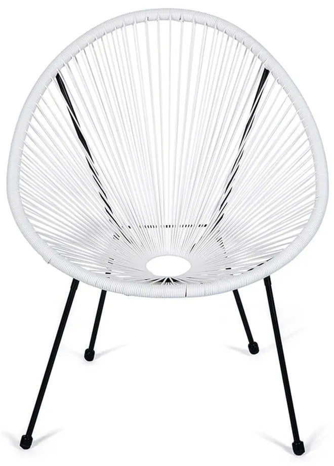 Fotoliu de grădină alb din metal/din plastic Avocado Comfort – Bonami Selection