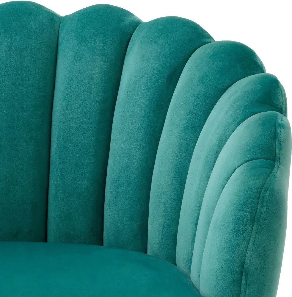 Scaun pivotant design elegant LUX Luzern, Savona turquoise