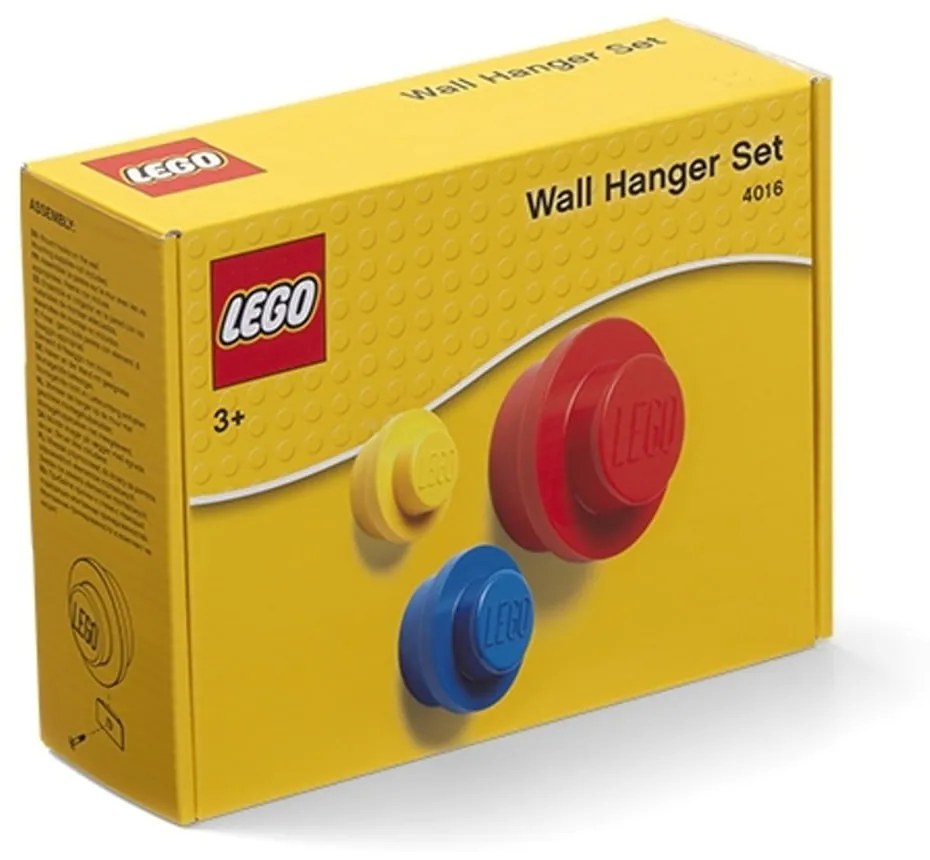 Set 3 cuiere pentru perete LEGO® Colour