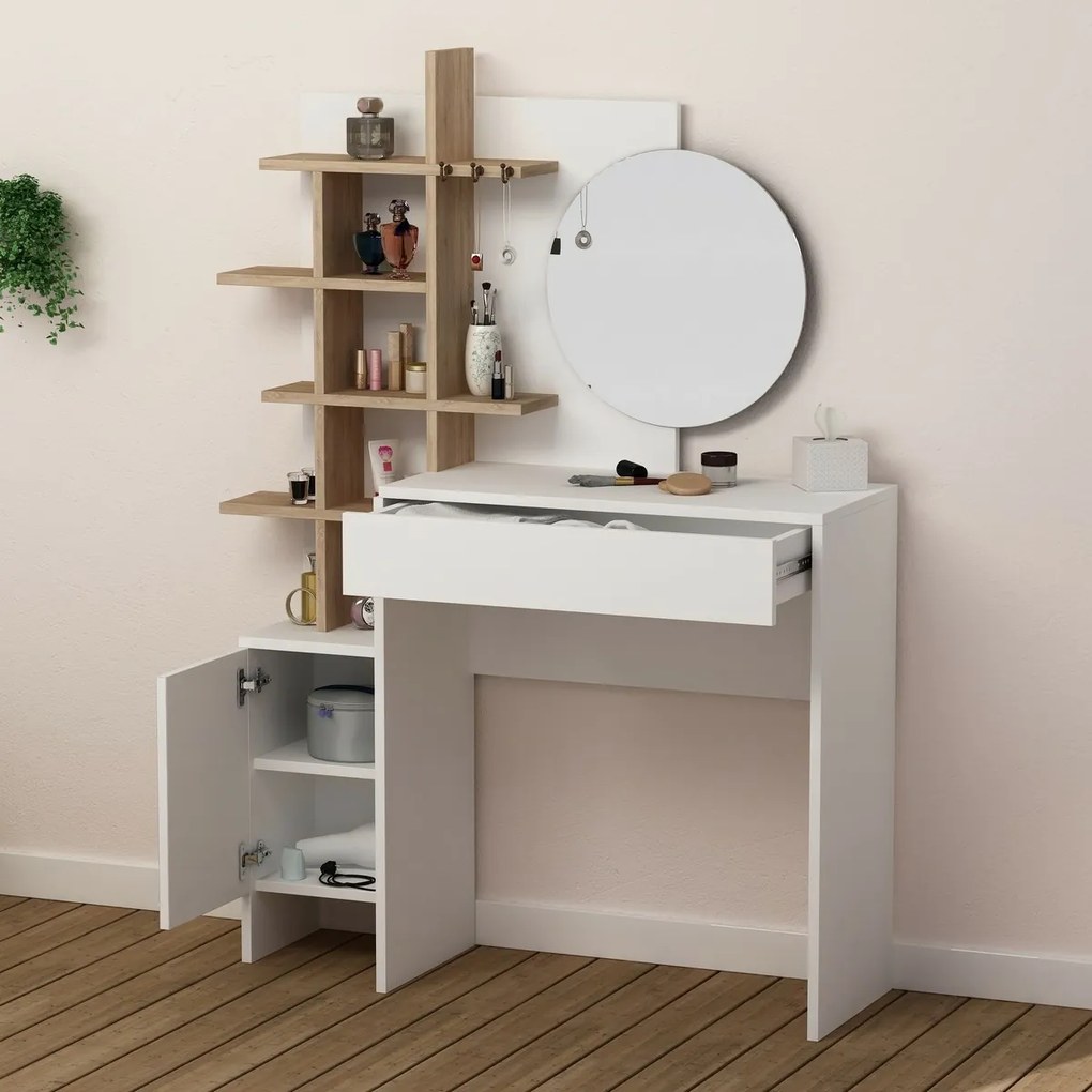 Masă cosmetică Mup White and Oak