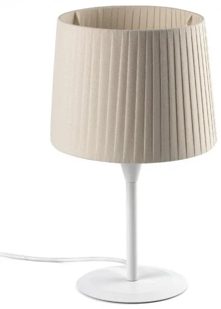 Veioza / Lampa de masa moderna design elegant SAMBA alb/bej 64310-38