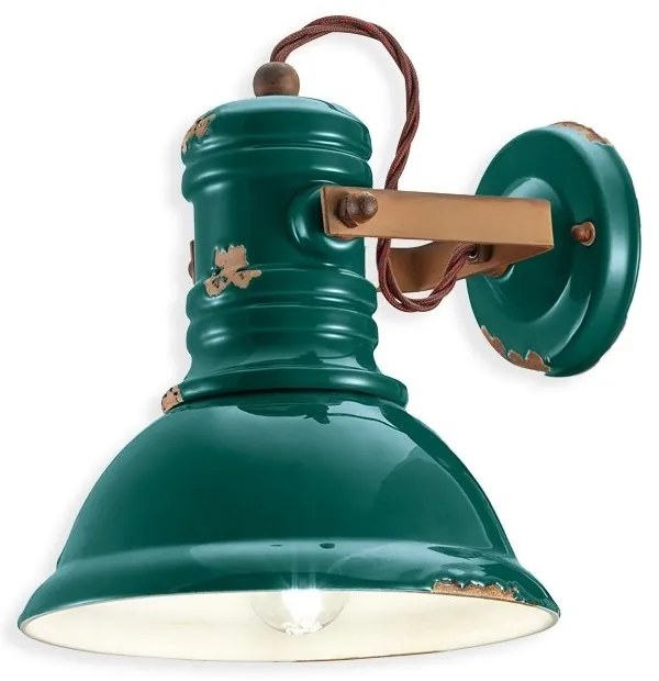 Aplica de perete design retro realizat manual din ceramica INDUSTRIAL