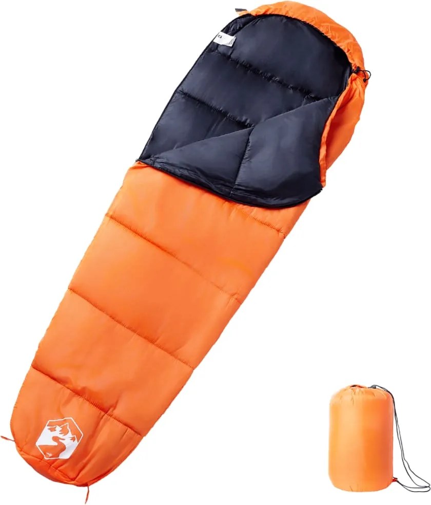vidaXL Sac de dormit tip mumie pentru adulți de camping, 3 anotimpuri