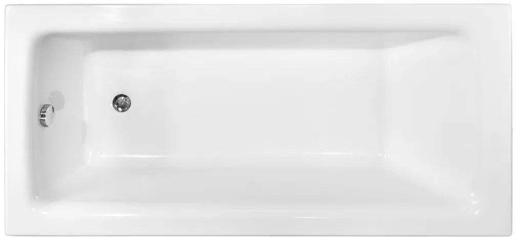 Besco Talia cada dreptunghiulară 150x70 cm alb #WAT-150-PK