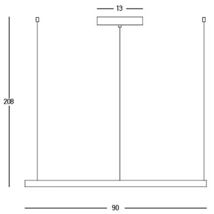 Lustra LED dimabila design modern Cirrcle D-90cm negru
