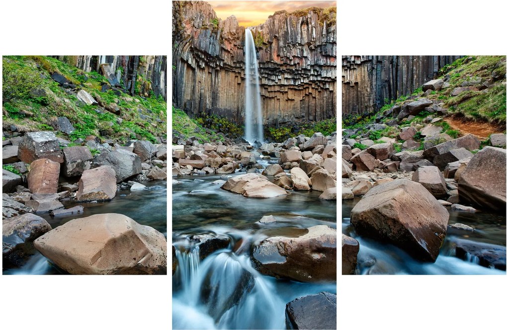 Tablou - Cascada Svartifoss, Islanda (90x60 cm)